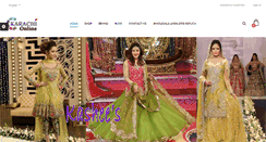 Desktop Screenshot of karachionline.com